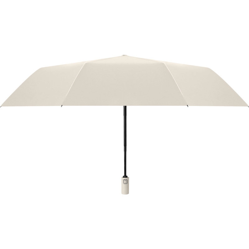 10骨文艺纯色百搭雨伞防晒