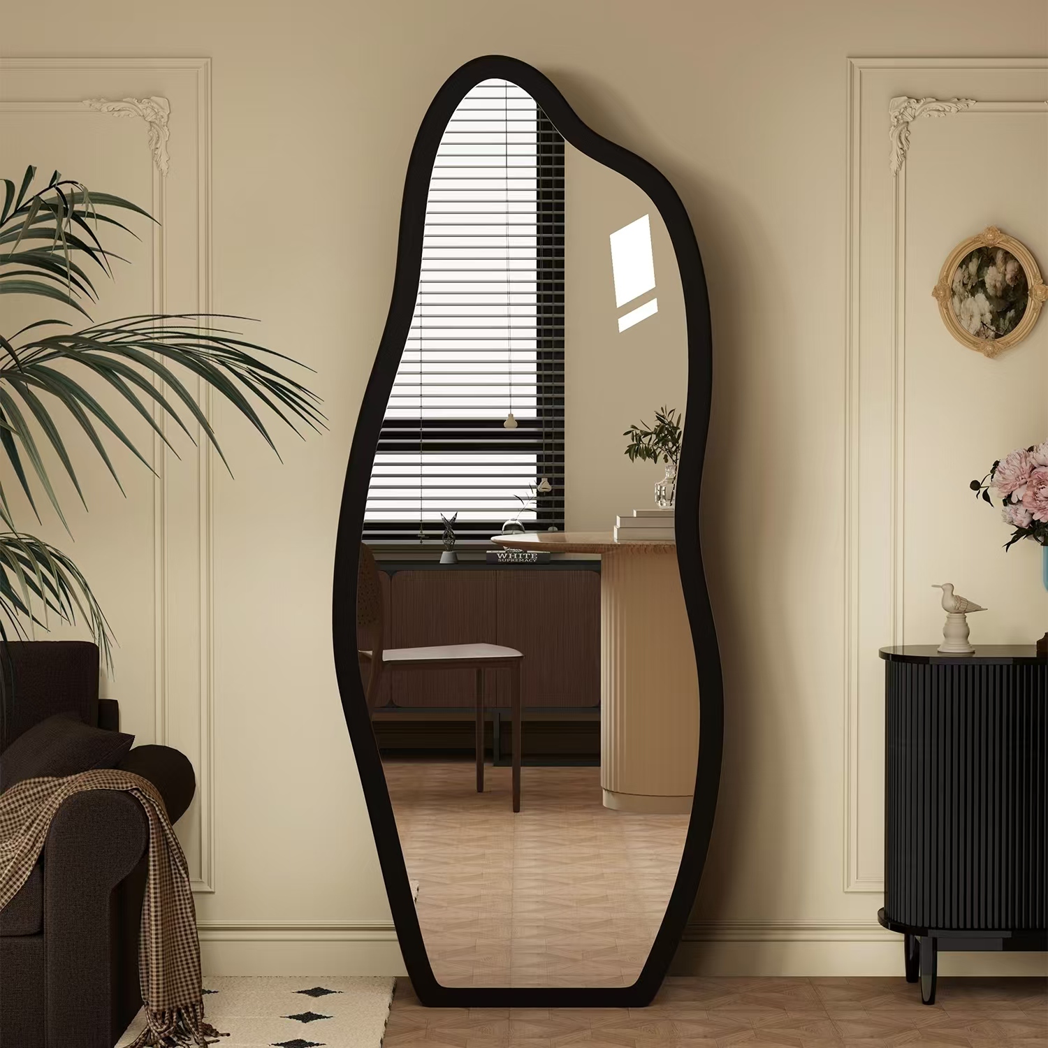 异形全身镜挂立两用试衣镜女生高级感穿衣镜卧室落地镜家用大镜子