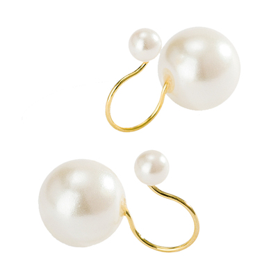 OSEWAYA耳钉女简约珍珠耳环