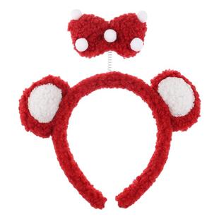 儿童可爱毛绒发箍女童秋冬可爱防滑洗脸头箍小女孩不勒头发卡头饰