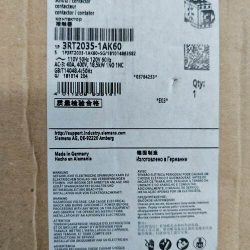 溢价- 3RT2035-1AK60  780