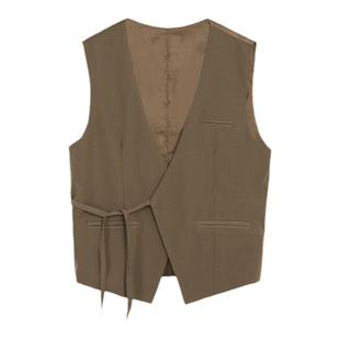 GENESISBOY 夏日ins超火高段位穿搭单品系带潮流背心马甲男女同款