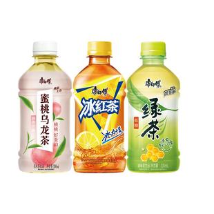 康师傅冰红茶无糖零卡330ml*12瓶蜜桃乌龙青梅绿茶冰糖雪梨茶饮料