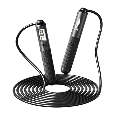 李宁钢丝计数跳绳不打结小学生初中体考中考专用成人女士健身减肥