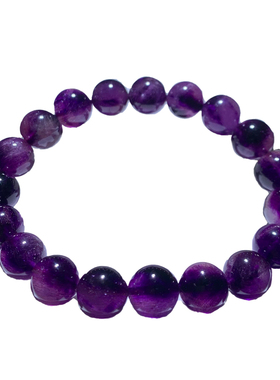 天然紫超七单圈手串礼物情侣配饰