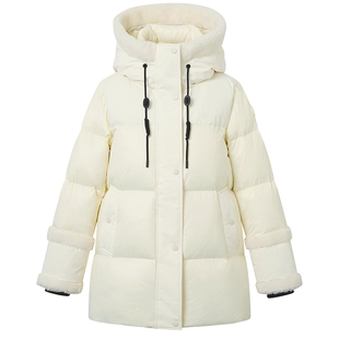 【商场同款】Hazzys哈吉斯羽绒服女冬季保暖休闲宽松外套