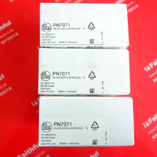 议价Ifm PN7071 易福门全新压力传感器 PN-250-SER14-QFRKG/US/ /