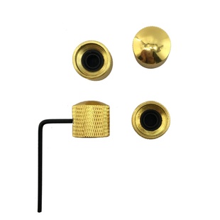 电吉他音量旋钮带孔4PCS套装 扳手乐器金色配件电吉他电贝司