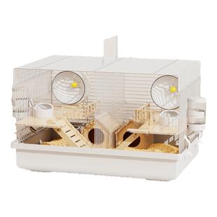 仓鼠笼子双人间分开一公一母金丝熊两只相亲笼专用防啃咬豪华别墅