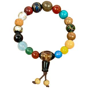 【灵隐仙踪】香灰琉璃十八子手串18籽手链男女十八籽手串旗舰店