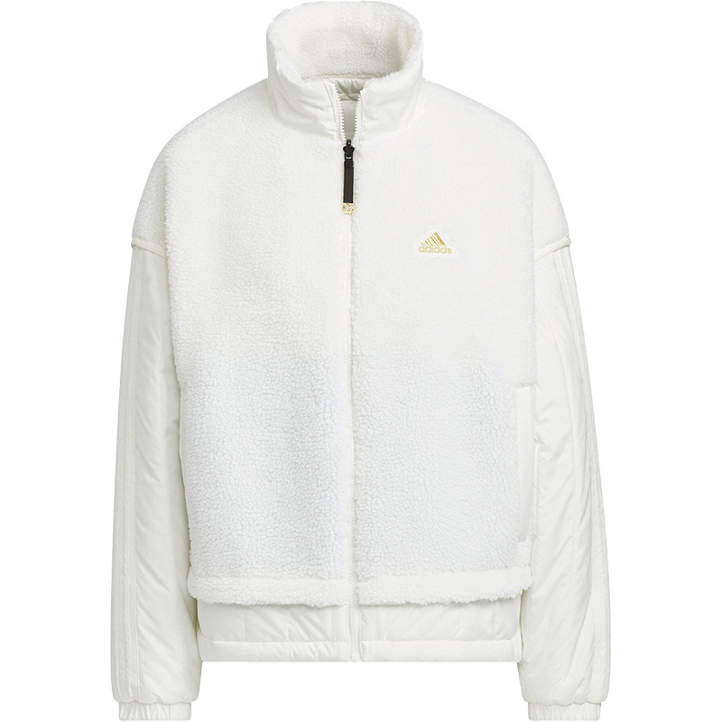 Adidas/阿迪达斯官方正品龙年双面穿加绒休闲女士保暖外套IX5957
