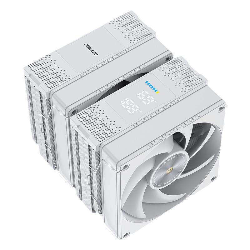酷里奥P60TV2黑版双塔色散热器
