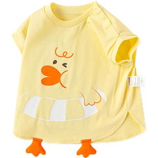 巴拉巴拉婴儿短袖t恤女童宝宝衣服夏季新款童装男童纯棉上衣背心3