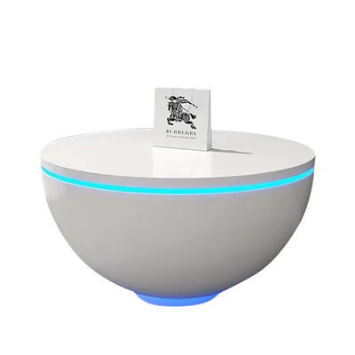 定制展台木质烤漆异型展台