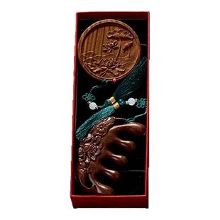 新年礼物中国风特色礼物送老外梳子礼盒装年会伴手礼实用小礼品