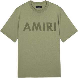 【秋冬直降】AMIRI 2025年早秋男装 LOGO印花短袖T恤