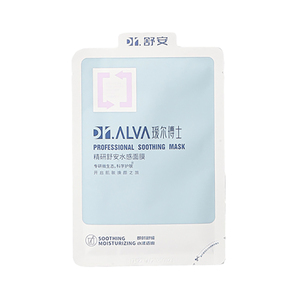 现货 DR.ALVA瑷尔博士舒安水感面膜补水保湿舒缓泛红修护屏障维稳