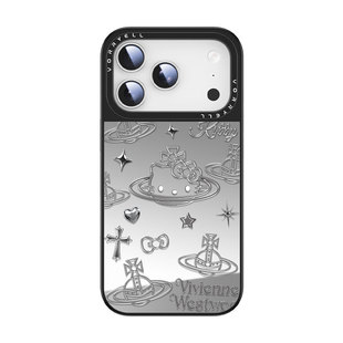 HelloKitty适用苹果17手机壳iPhone16pro新款外壳15promax磁吸带镜子14plus可爱不会撞壳i13卡通西太后KT猫女