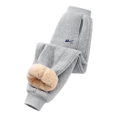 回力童装男童裤子保暖加绒卫裤