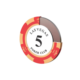 筹码币麻将德州扑克筹码卡片棋牌室专用代币高档套装牌双面筹码