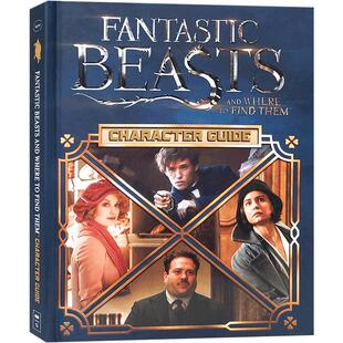 英文原版进口Character Guide人物指南Fantastic Beasts神奇动物在哪里harrypotter哈利波特科幻小说电影海报Scholastic出版精装书