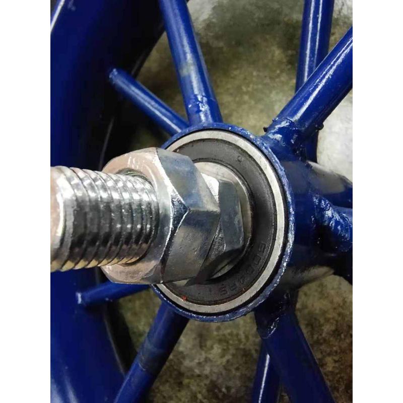 13寸14寸耐磨充气独轮推车充气轮老虎车小拉车车胎实心轮子