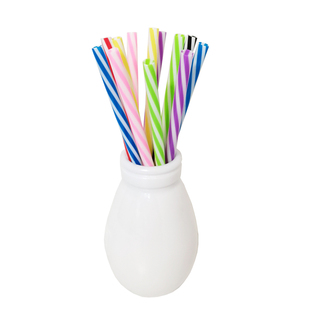 食品级加硬直塑料吸管 非一次性循环使用可清洗梅森杯配件PP送刷