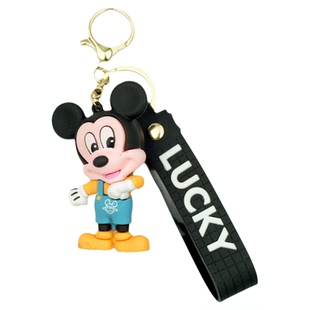 新款米奇米妮唐老鸭公仔钥匙扣卡通包包挂件汽车钥匙链创意小礼品