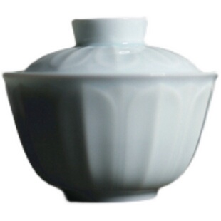 |宋青书院|《湖田窑》景德镇影青盖碗 青瓷茶具 粉青