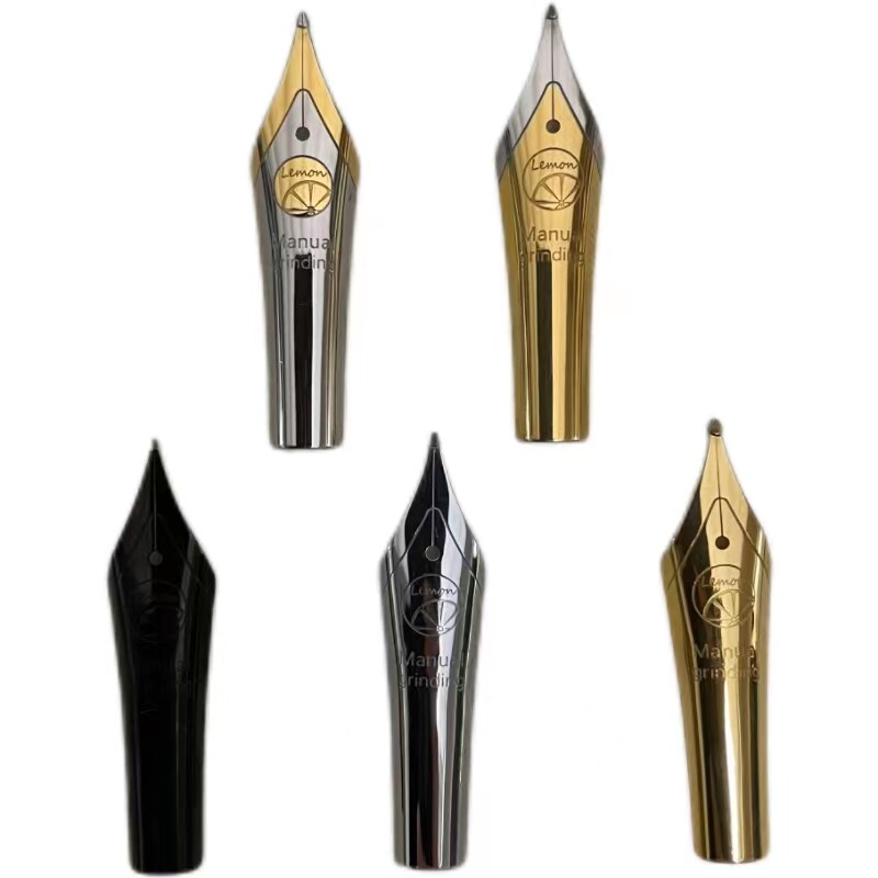 柠檬笔墨柠檬刀手工金尖打磨钢笔尖书法练字定制长刀研打磨业务