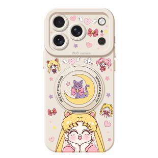 水冰月适用苹果18promax手机壳iphone17pro美少女战士16/15plus支架14可爱13mini动漫12新款11二次元x/8/xr/7