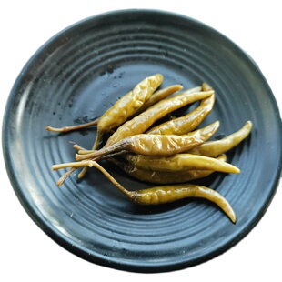 山东腌制小辣椒5斤装泡椒野山椒朝天椒超辣纯咸开胃小米辣椒咸菜
