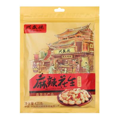 河南特产兴盛德麻辣味礼物花生米