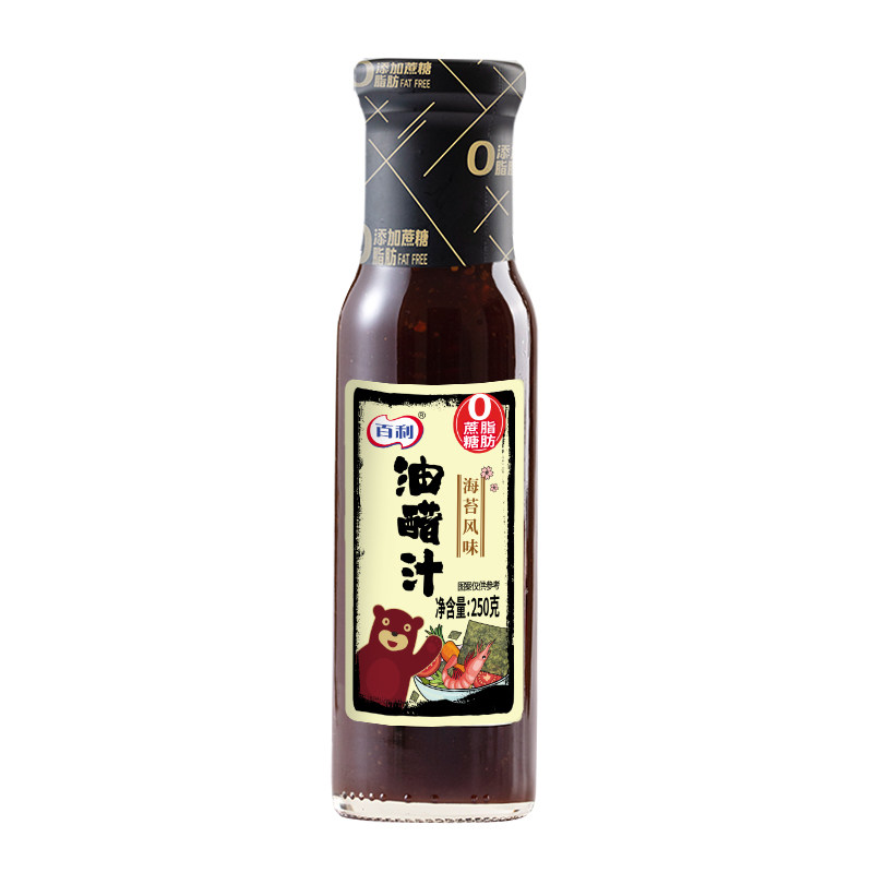 百利油醋汁0脂肪海苔风味沙拉汁
