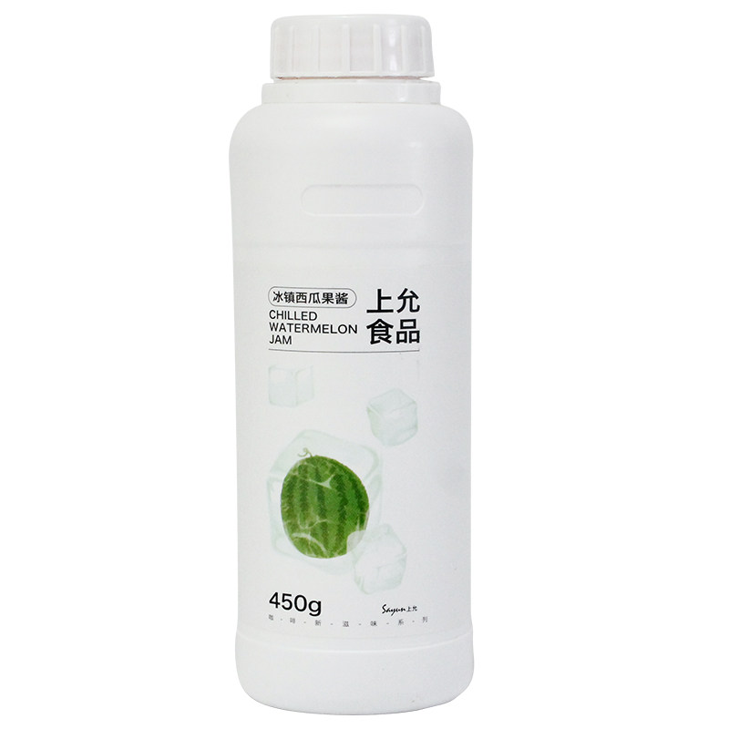 上允食品 冰镇西瓜果酱 西瓜果味浓浆美式拿铁咖啡饮品店商用450g