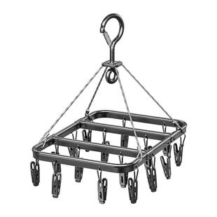 铝合金袜子晾晒架不锈钢晾衣架多夹子内衣专用无痕家用晒袜子神器