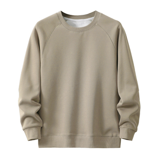 班尼路SK纯色卫衣男2025秋季新款休闲宽松圆领潮流青年长袖T恤YS