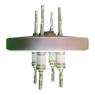 真空CF法兰电极 接线柱 陶瓷密封法兰 导线馈通贯穿CF16 25 35 50