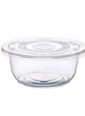 一次性塑料圆形餐盒双皮奶专用