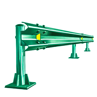 公路波形护栏乡村道路两波喷塑防撞梁钢护栏热镀锌波形护拦板厂家