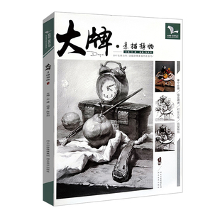 大牌素描静物素描静物专用组合临摹书范本美术基础技法结构到位绘画册图册美术生联考陶罐敲门砖入门教学程材书籍