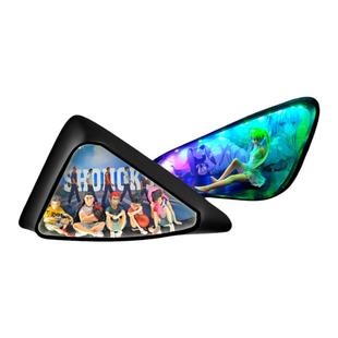 理想L6L7L8L9ONE三角窗改装发光摆件diy装饰适用于理想系列