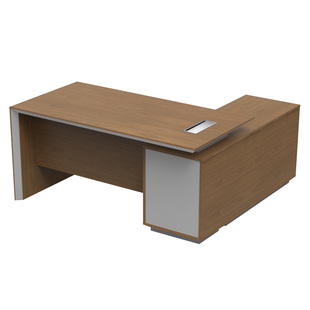 圣奥主管经理办公桌老板桌总裁桌简约现代办公家具中大班台单人桌