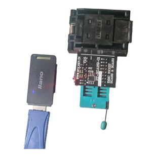 809H烧录座转SD卡转接板 ，镜像读写，带读写指示灯，emmc转接板