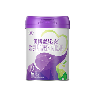 【包装焕新】圣元优博盖诺安配方牛奶粉2段(6-12个月)300g 试喝