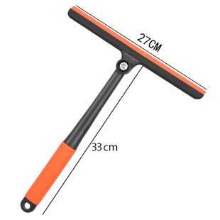 360度旋转家用擦玻璃神器刮水器刮板刀汽车玻璃窗户长杆软胶清洁