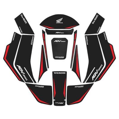 适用25款本田ADV350橡胶油箱贴
