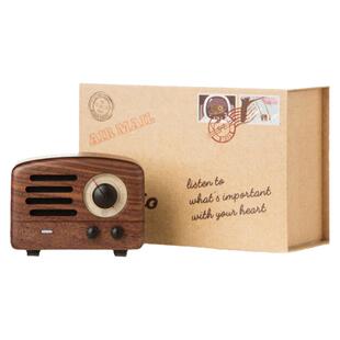 猫王音响小王子胡桃木mini蓝牙音箱家用便携式大音量结婚礼物MW-1