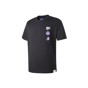 NBA官方正品勇士湖人球场生活秋新品男女运动短袖T恤球衣