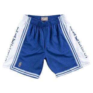 NBA官方正品Mitchell&Ness复古SW球裤湖人96-97赛季短裤